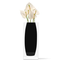 Oliver Acrylic Vase in Soho Black