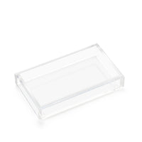 Luxury Acrylic Guest Towel Tray JR William Home Decor Hamptons White