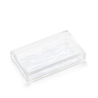 Luxury Acrylic Hudson Pearl Guest Towel Tray JR William Home Decor