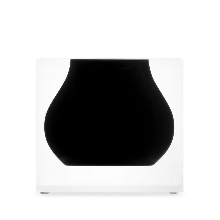 JR William Luxury Soho Black Acrylic Resin Mosco Vase