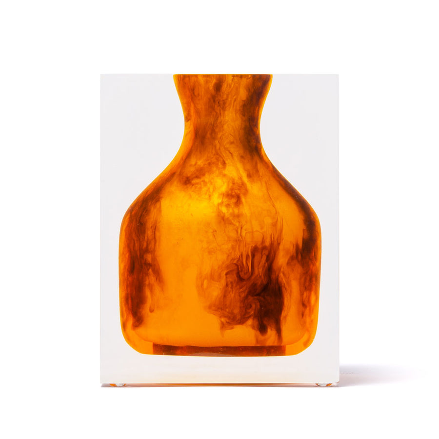JR William Luxury Tortoise Acrylic Resin Hogan Vase