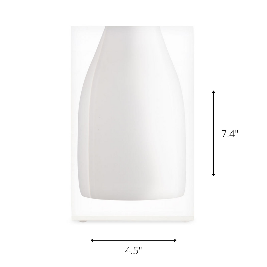 JR William Luxury Acrylic Resin Hester Vase Dimensions